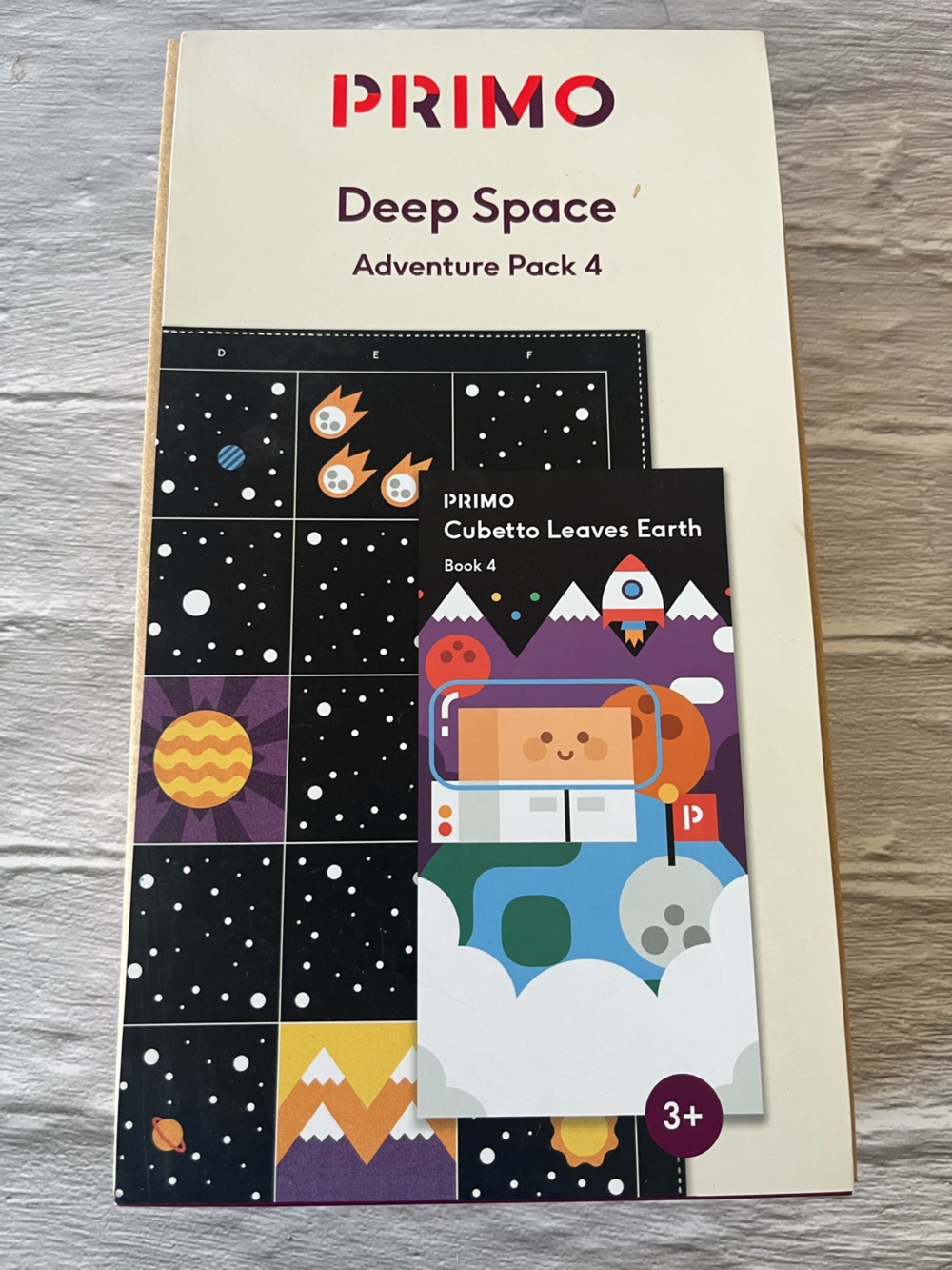Primo Cubetto Educational Toys Adventure Pack 4 Deep Space Coding Book & Map